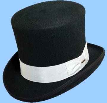 Top Hat - Black and White