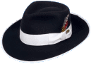 Black & White Zoot Hat